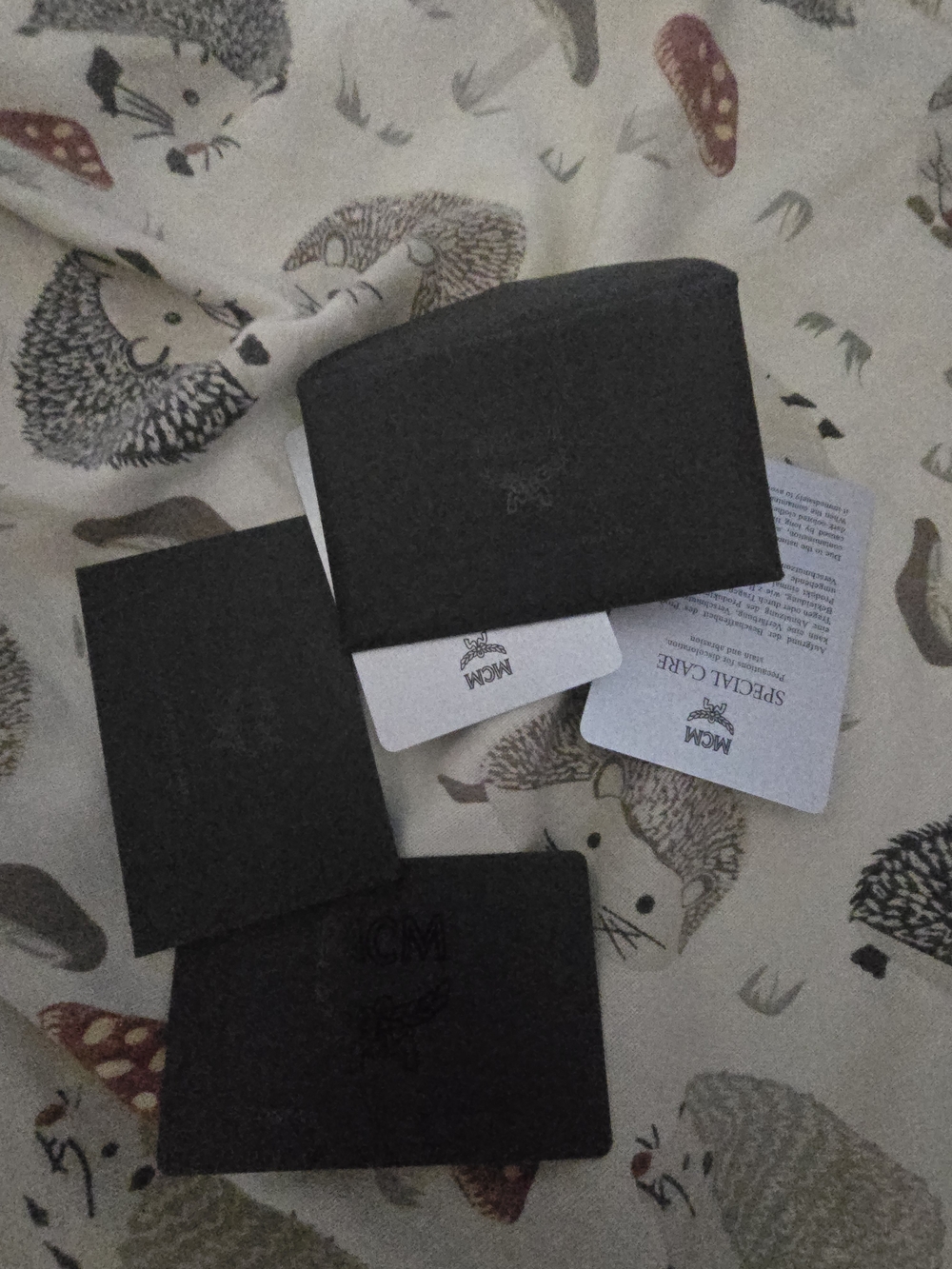 MCM Black Cardholder and Documentation Set